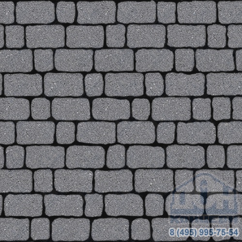 Тротуарная плита бетонная «АРЕНА» - Б.1.АР.6 Стандарт Серый