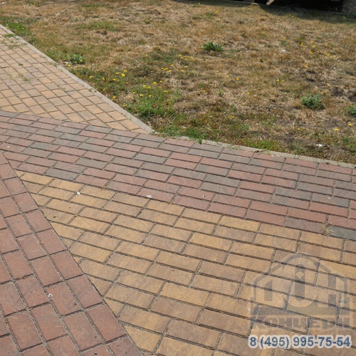 Тротуарная плитка Прямоугольник Янтарь
