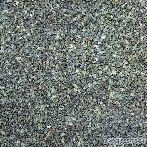 Каменная крошка змеевик зеленый фр. 2-5 мм
