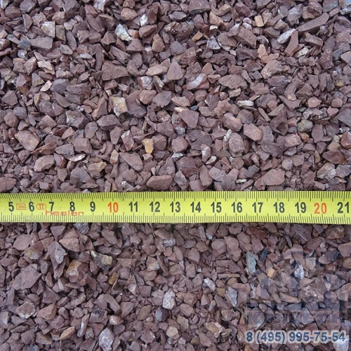 Каменная крошка яшма сургучная 5-10 мм