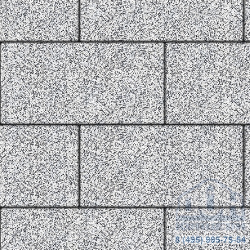 Тротуарная плита бетонная «ЛА-ЛИНИЯ» - Б.5.П.6 Стоунмикс Бело-черный