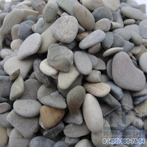 Камень для колодца разноцветный 10-15 мм