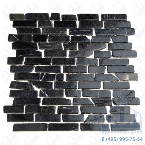 Каменная мозаика MS0204 МРАМОР премиум чёрный