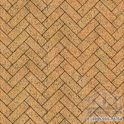 Тротуарная плитка  «ПАРКЕТ» - Б.4.П.6 Листопад гранит Сахара