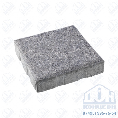 Тротуарная плита бетонная «КВАДРУМ» - Б.7.К.8 Искусственный камень Шунгит