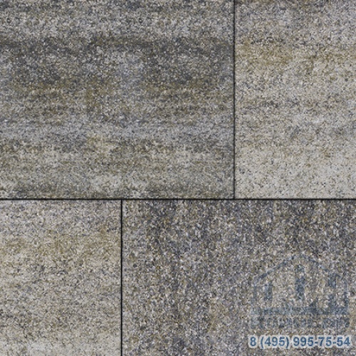 Тротуарная плита бетонная «КВАДРУМ» - Б.7.К.8 Искусственный камень Габбро