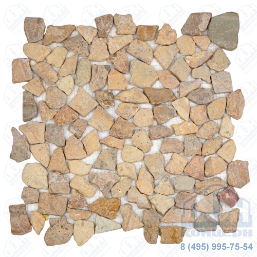 Каменная мозаика MS7025 МРАМОР мелкий песочный квадратный